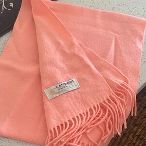 Cashmere Peach Pink Scarf